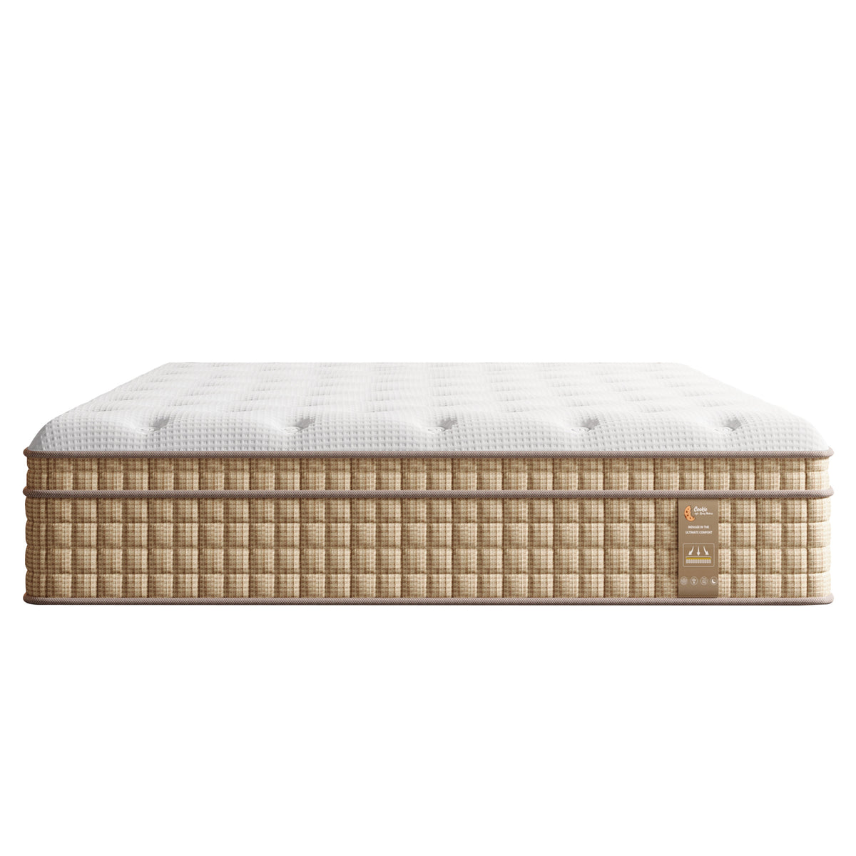 14 Inch Full Hybrid Mattress with Independently Encased Springs & Gel Memory Foam, Medium-Firm, Fiberglass-Free, CertiPUR-US Certified, Mattress in a Box