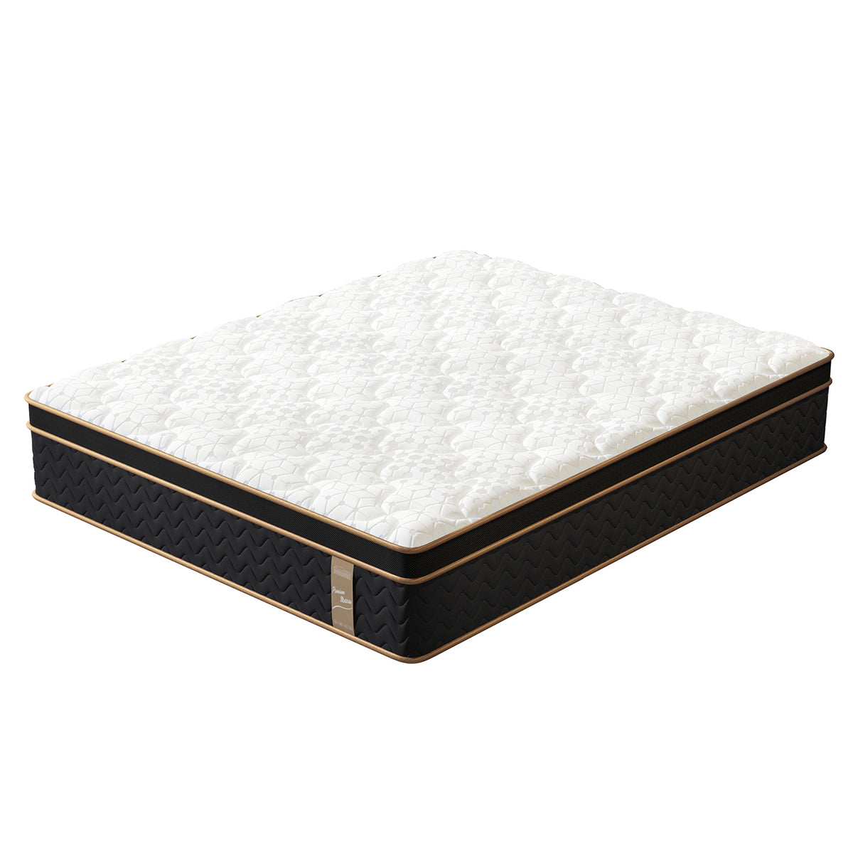 14' King Plush Hybrid Mattresses with Independently Encased Coils & Gel Memory Foam, Fiberglass-Free, Motion Isolation-Edge Support, Mattress in a Box, CertiPUR-US Certified