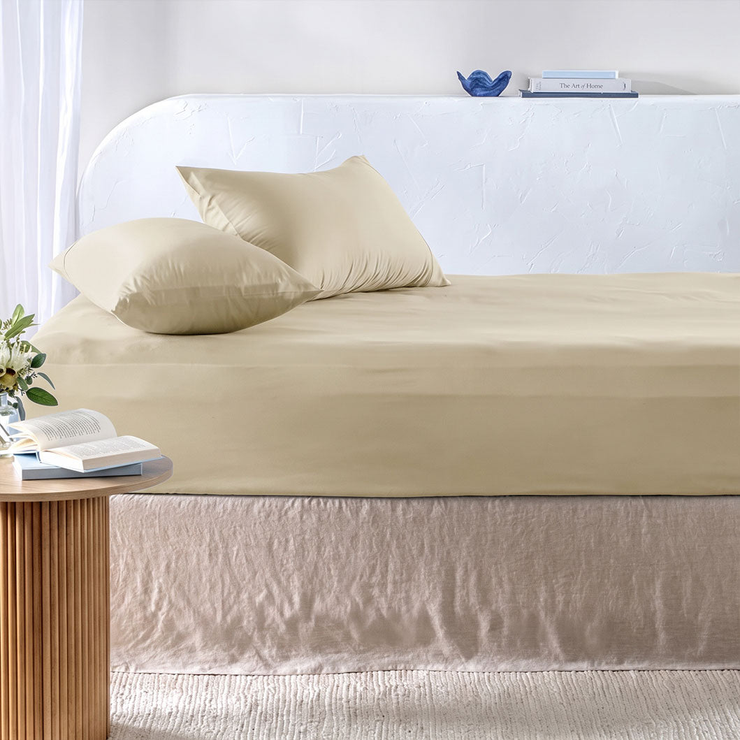 Audreamy Microfibre Fitted Sheet Set No Flat Sheet