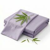 Luxuriously Soft 100% Viscose Derived from Bamboo 4-Piece sheet Set , Oeko-TEX Certified, California King - Amethyst