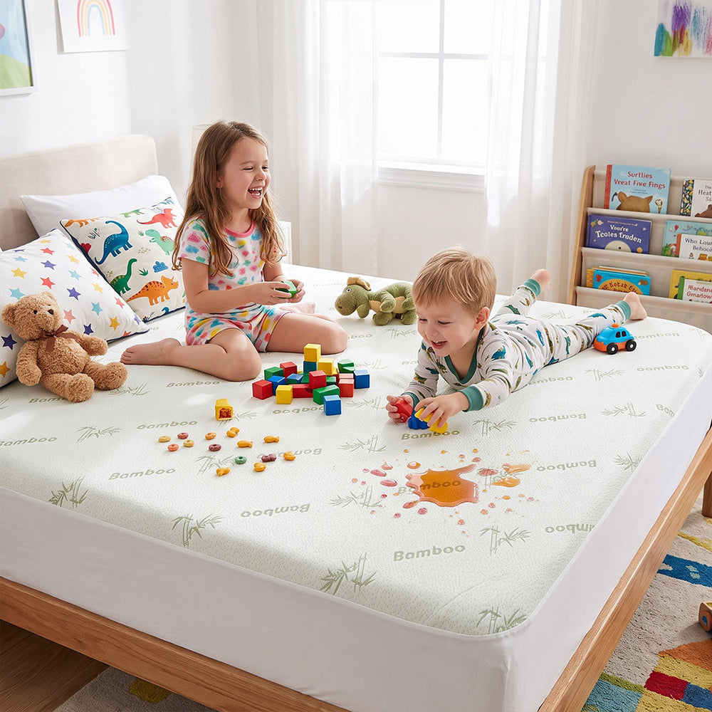 Audreamy Kids Mattress Protector Bamboo Waterproof