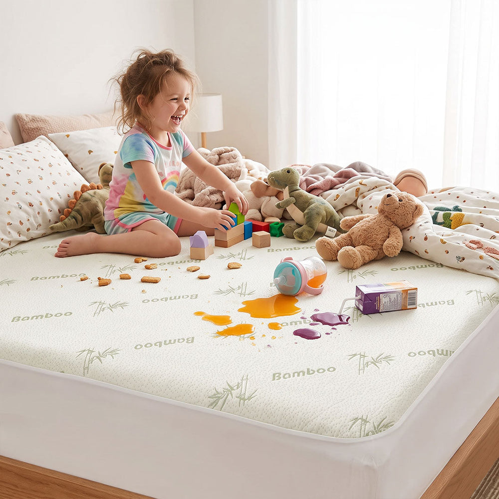 Audreamy Kids Mattress Protector Bamboo Waterproof