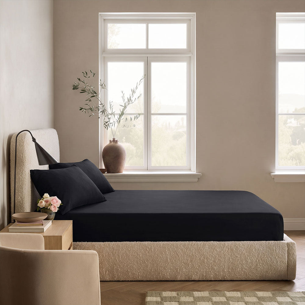 Audreamy Microfibre Fitted Sheet Set No Flat Sheet