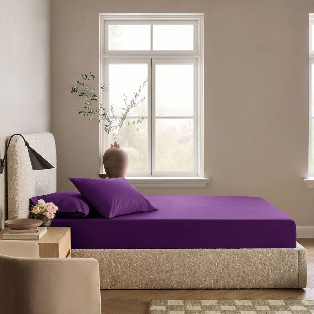Audreamy Microfibre Fitted Sheet Set No Flat Sheet