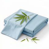 Luxurious Viscose from 100% Bamboo 2-Piece Pillowcase Set , Oeko-TEX Certified, King - Sky
