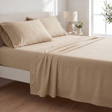 4-Piece Bamboo Twin XL Hypoallergenic Sheet Set in Khaki